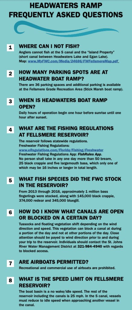 Frequently Asked Questions about Headwaters Lake Fellsmere Florida