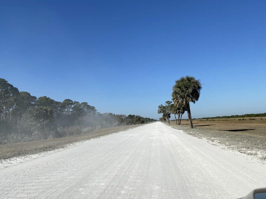 Dirt Road to Fellsmere Reservoir