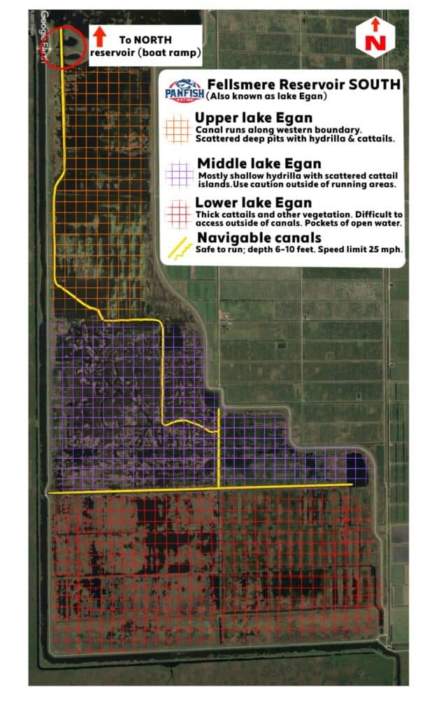 Fellsmere Reservoir Map- SOUTH