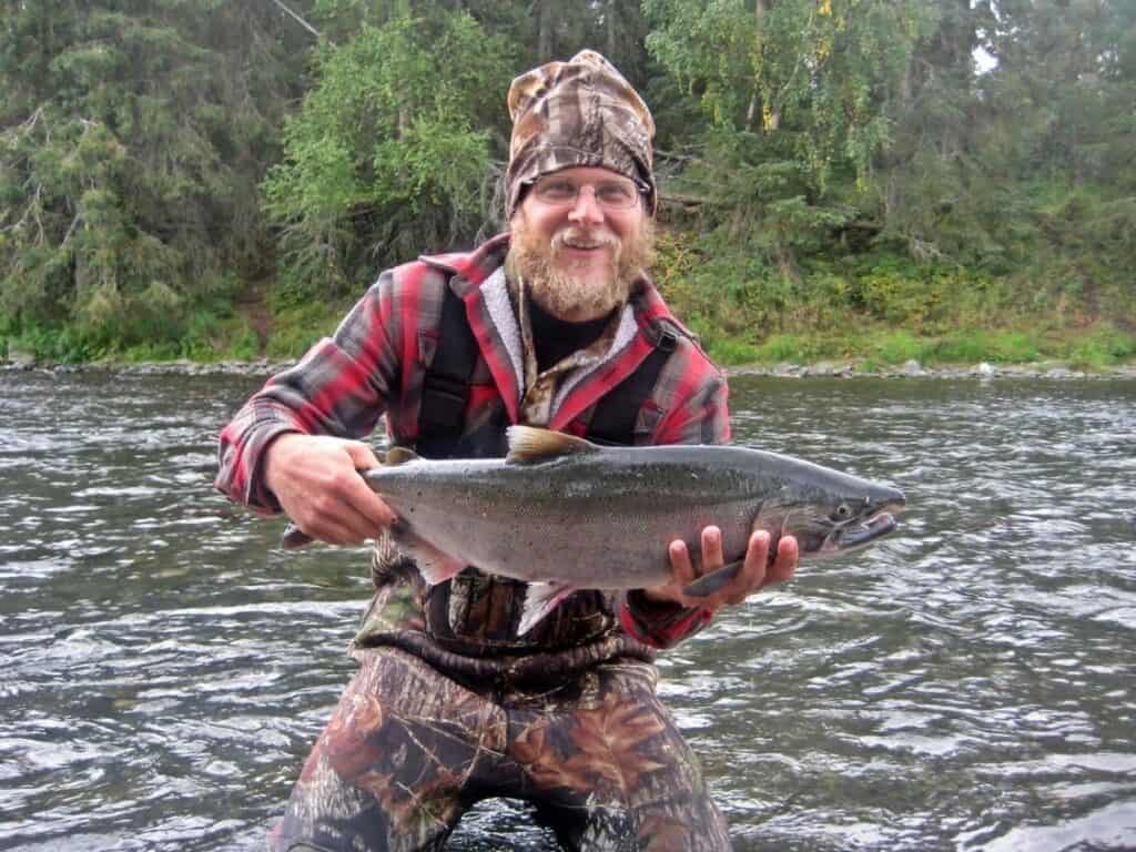 Coho Salmon caught on the Russian River