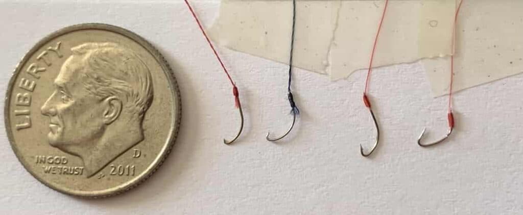 Microfishing Hooks some of the smallest hooks in the world