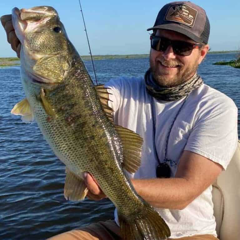 Largemouth Bass caught on Garmin Livescope