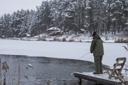 bluegill fishing during winter