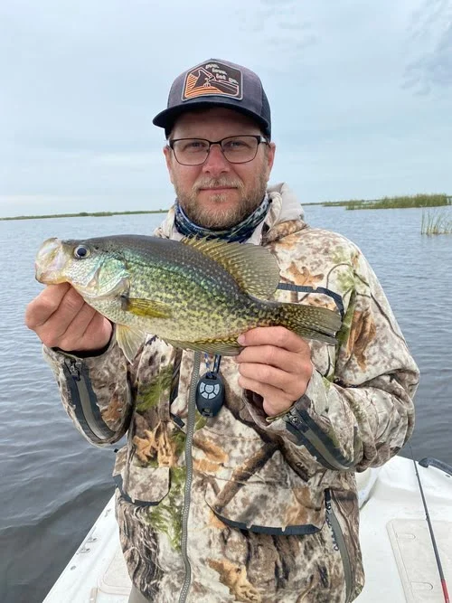 Large Winter Time Black Crappie