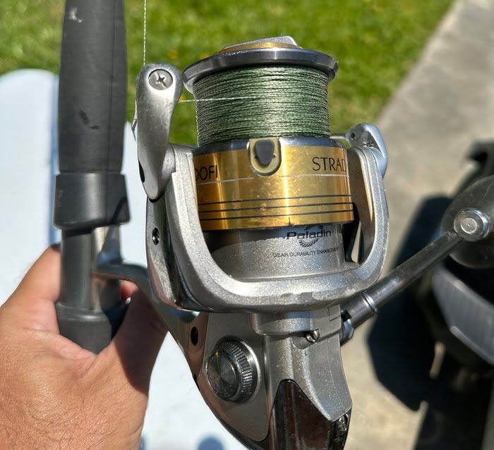 Correct depth for spooling line on a spinning reel